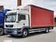 MAN 15.250 TGM camion à plateau avec bâche